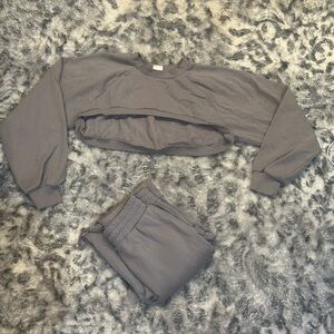 Grey sweat set size xs